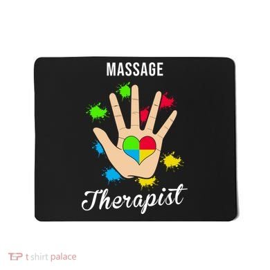 Massage Therapist Handprint Mousepad
