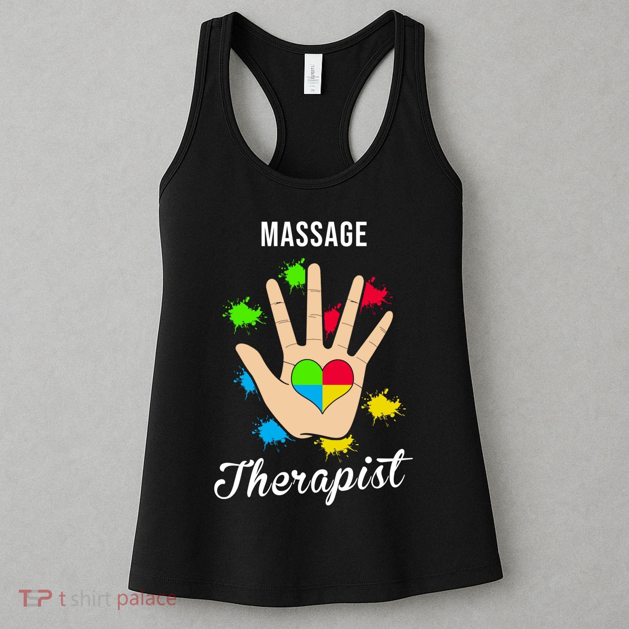 Massage Therapist Handprint Women's Tank Top