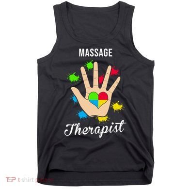 Massage Therapist Handprint Tank Top