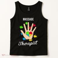 Massage Therapist Handprint Tank Top thumb 2