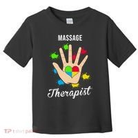 Massage Therapist Handprint Toddler T-Shirt thumb 0