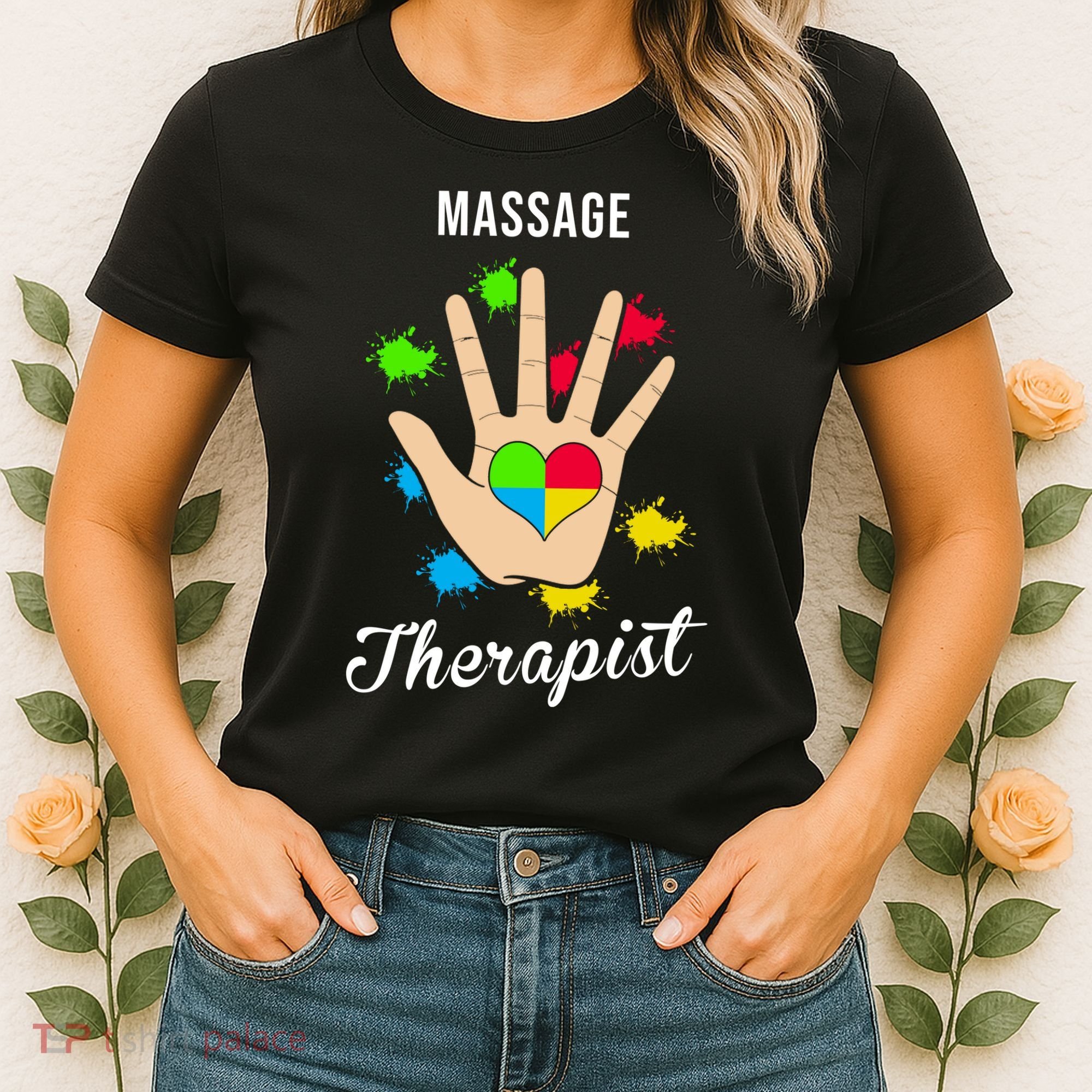 Massage Therapist Handprint Women's T-Shirt