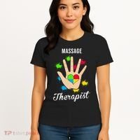 Massage Therapist Handprint Women's T-Shirt thumb 4