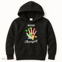Massage Therapist Handprint Kids Hoodie thumb 0