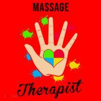 Massage Therapist Handprint Santa Hat thumb 1