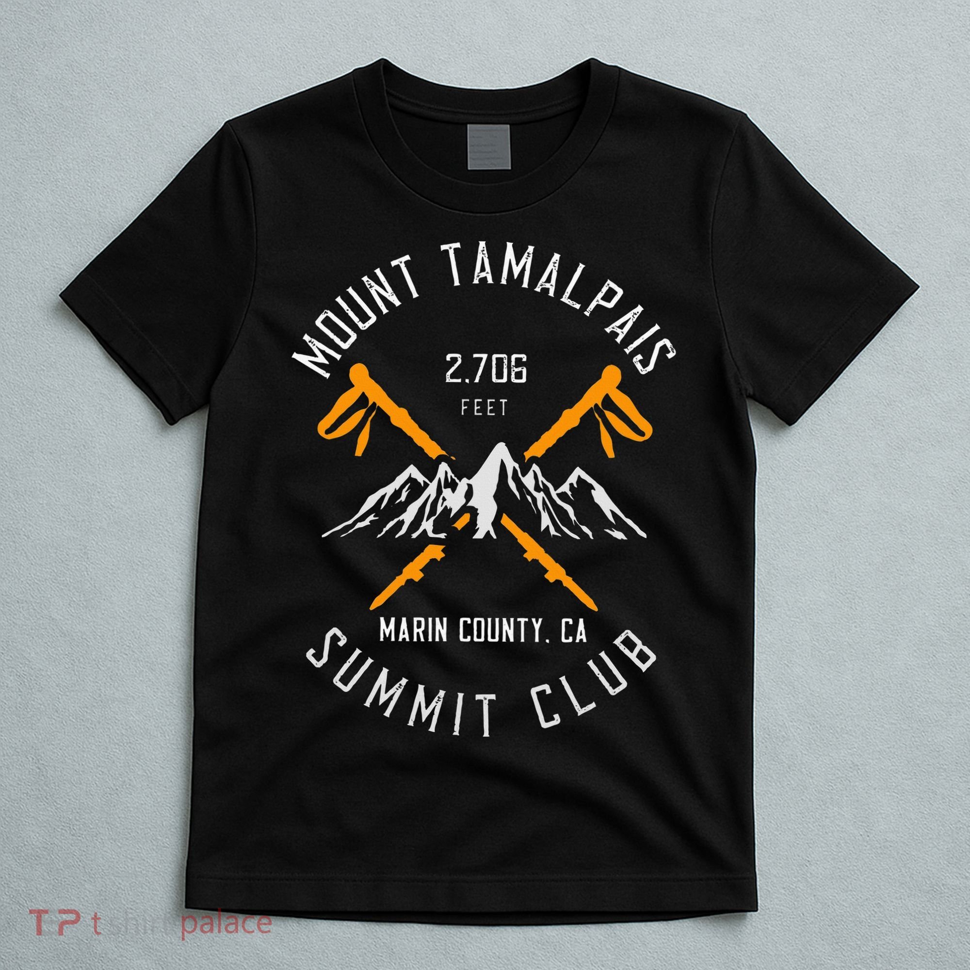 Mount Tamalpais Hiking Marin County California T-Shirt