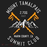 Mount Tamalpais Hiking Marin County California Golf Towel thumb 3