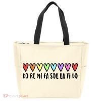 Music Teacher Hearts Music Teaching Gift Tote Bag thumb 0