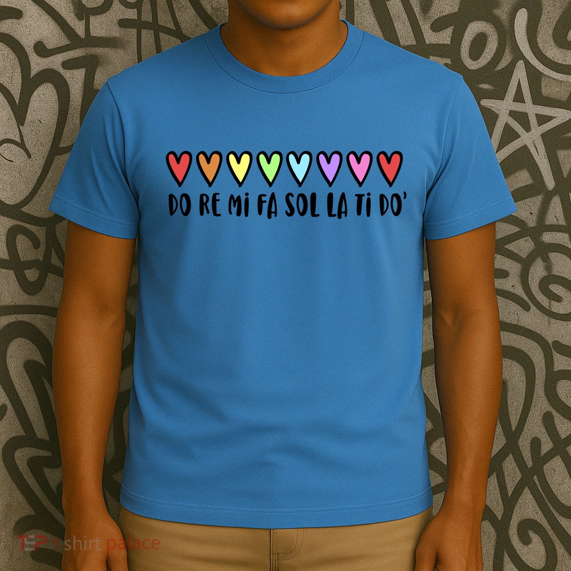 Music Teacher Hearts Music Teaching Gift T-Shirt