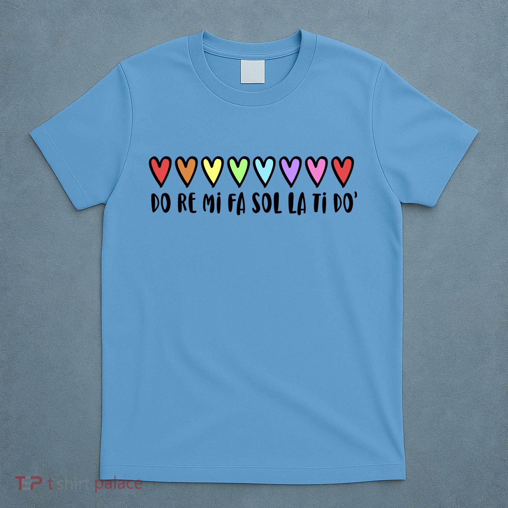 Music Teacher Hearts Music Teaching Gift T-Shirt