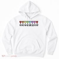 Music Teacher Hearts Music Teaching Gift Hoodie thumb 0
