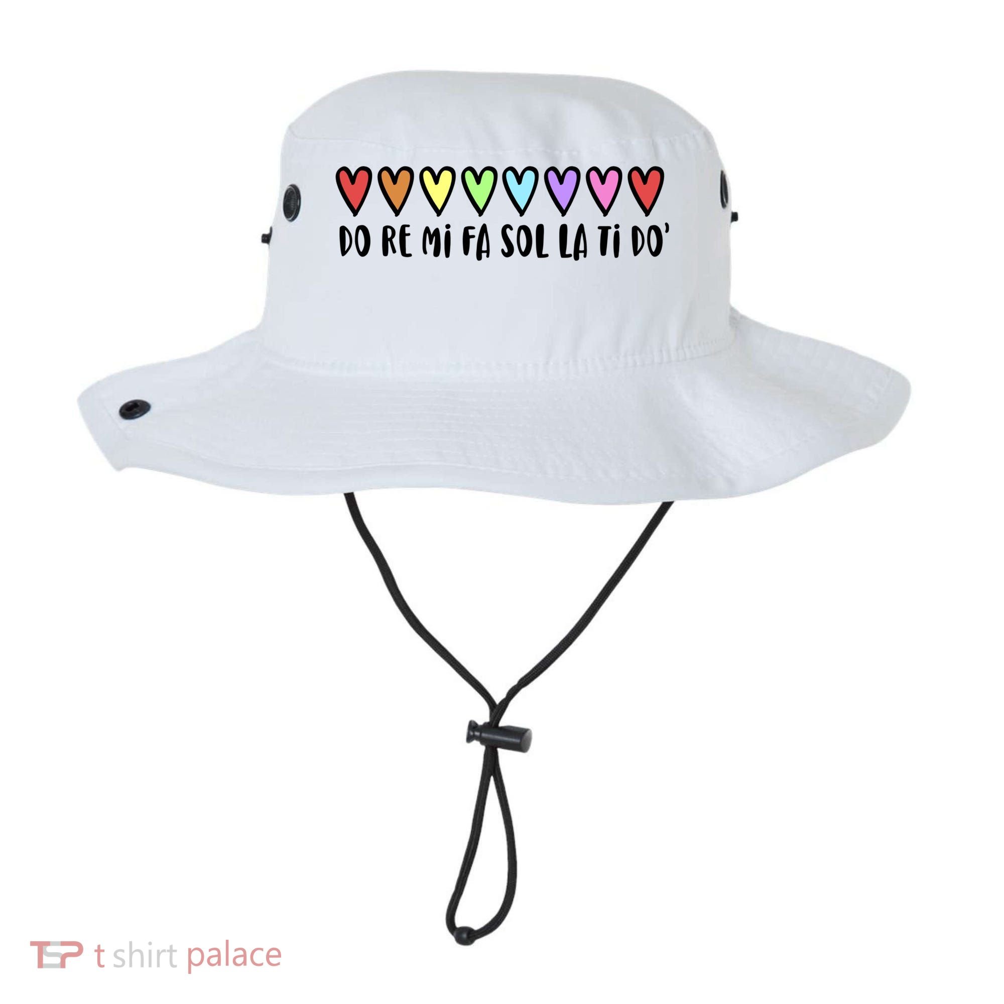 Music Teacher Hearts Music Teaching Gift Bucket Hat