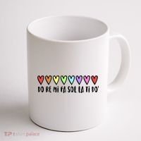 Music Teacher Hearts Music Teaching Gift Coffee Mug thumb 1