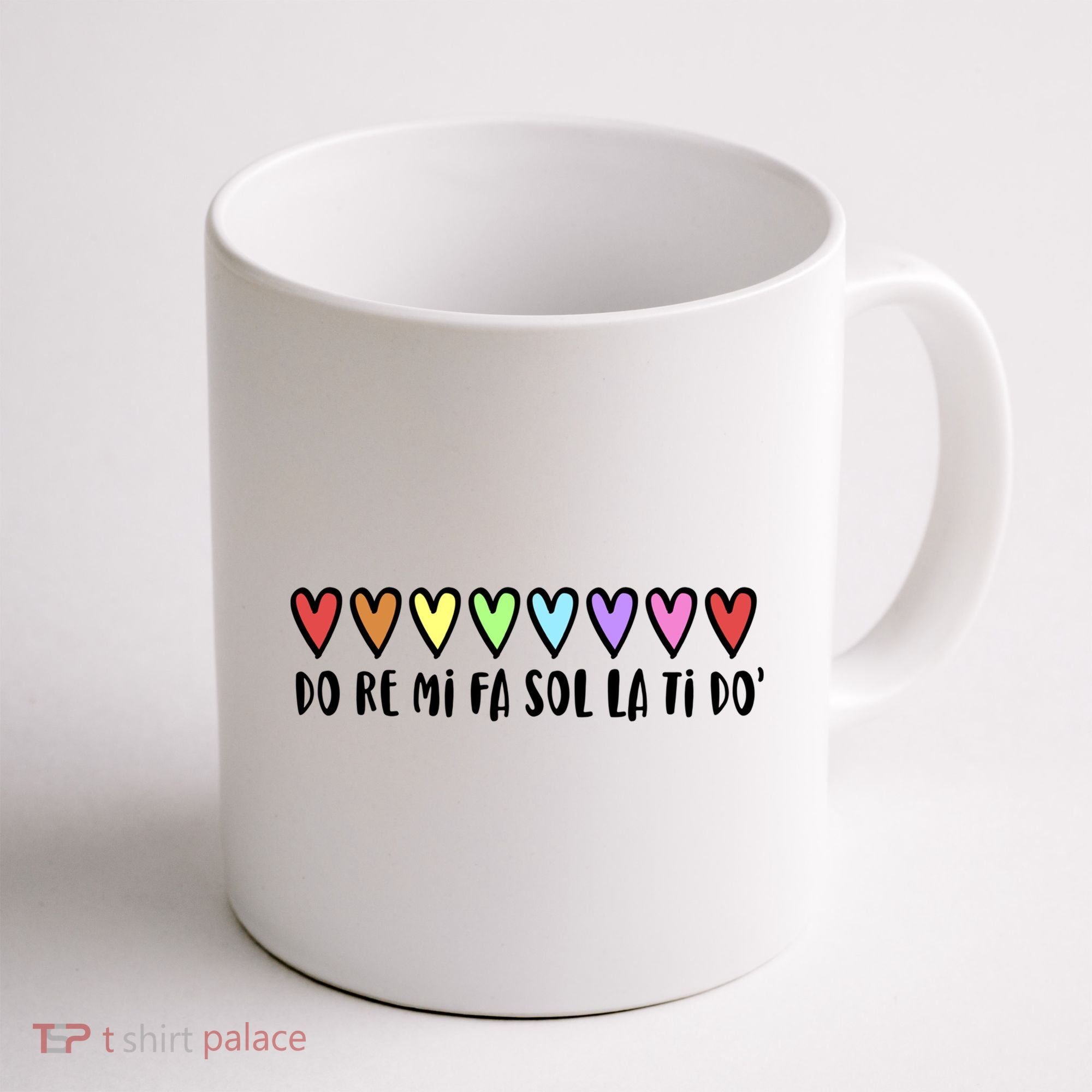 Music Teacher Hearts Music Teaching Gift Coffee Mug