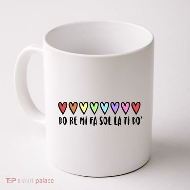 Music Teacher Hearts Music Teaching Gift Coffee Mug