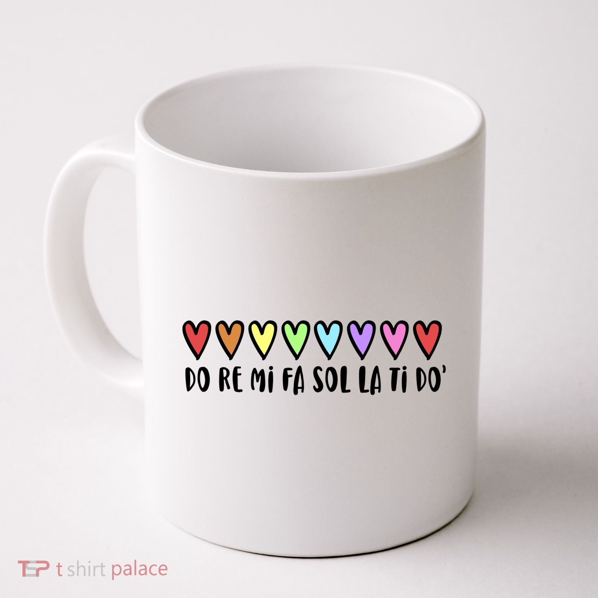 Music Teacher Hearts Music Teaching Gift Coffee Mug