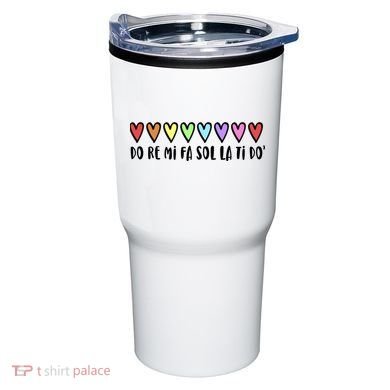 Music Teacher Hearts Music Teaching Gift Tumbler
