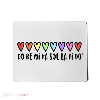 Music Teacher Hearts Music Teaching Gift Mousepad