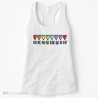 Music Teacher Hearts Music Teaching Gift Women's Tank Top thumb 0