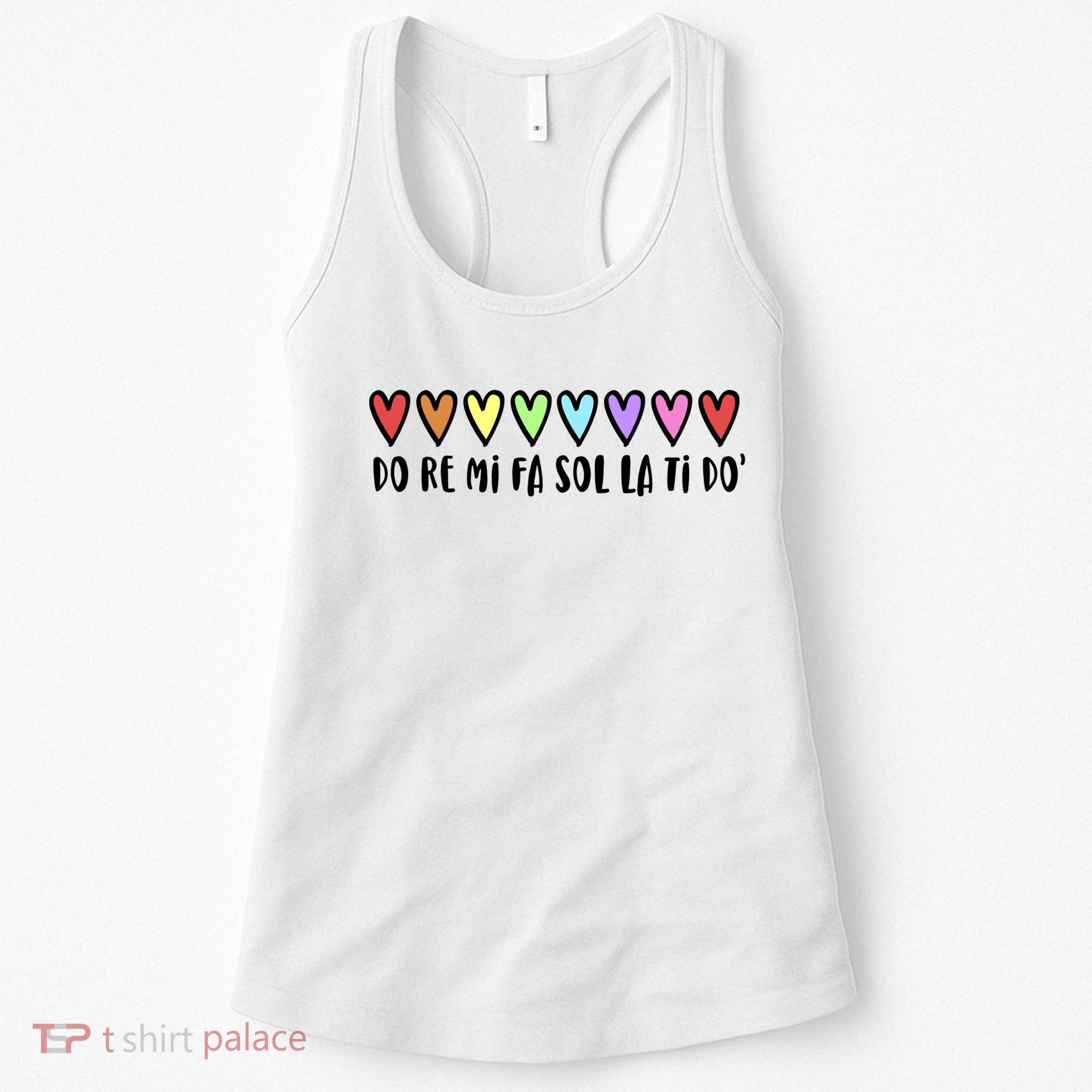 Music Teacher Hearts Music Teaching Gift Women's Tank Top