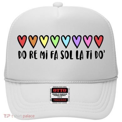 Music Teacher Hearts Music Teaching Gift Hat