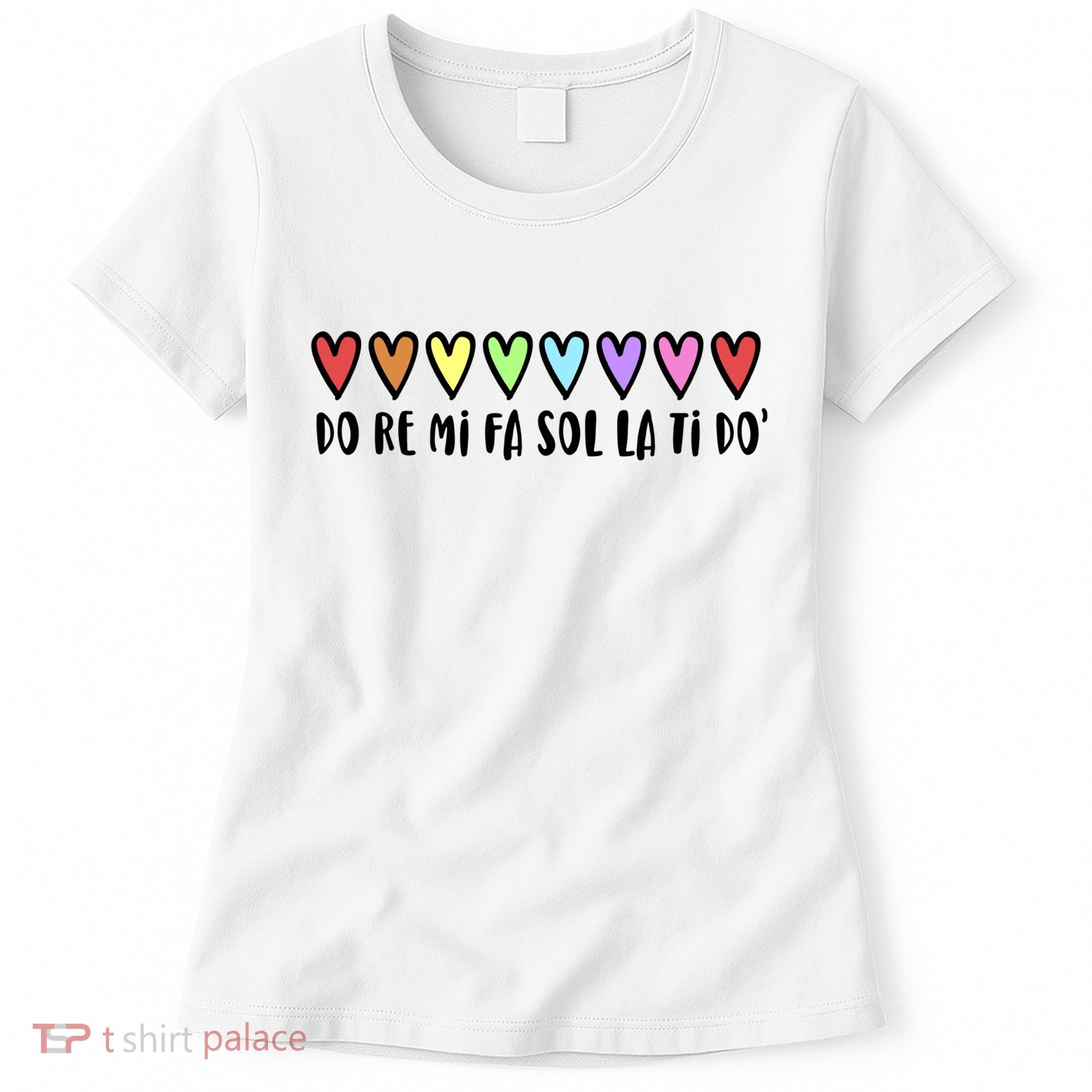 Music Teacher Hearts Music Teaching Gift Women's T-Shirt