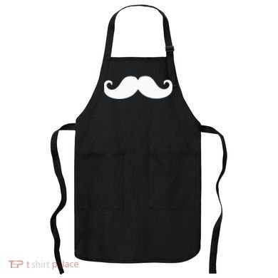 Mustache Trendy Hipster Funny Handlebar Mustache Apron