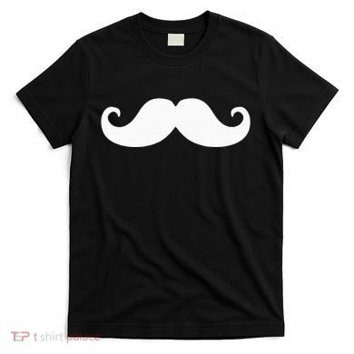 Mustache Trendy Hipster Funny Handlebar Mustache T-Shirt