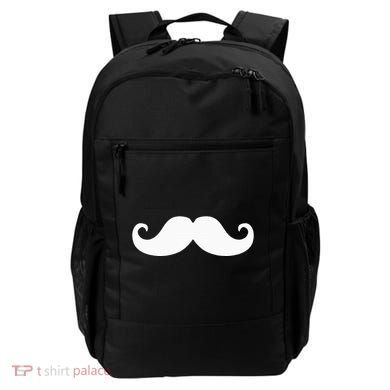 Mustache Trendy Hipster Funny Handlebar Mustache Backpack