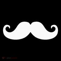 Mustache Trendy Hipster Funny Handlebar Mustache Women's Hoodie thumb 2