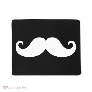 Mustache Trendy Hipster Funny Handlebar Mustache Mousepad