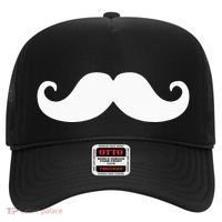 Mustache Trendy Hipster Funny Handlebar Mustache Hat thumb 0