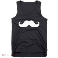 Mustache Trendy Hipster Funny Handlebar Mustache Tank Top thumb 0