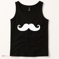 Mustache Trendy Hipster Funny Handlebar Mustache Tank Top thumb 2