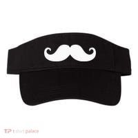 Mustache Trendy Hipster Funny Handlebar Mustache Visor thumb 0
