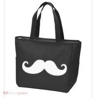 Mustache Trendy Hipster Funny Handlebar Mustache Tote Bag thumb 3