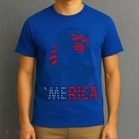 Merica Trump Happy 4th Of July Trump Patriot American Flag Gift T-Shirt thumb 3