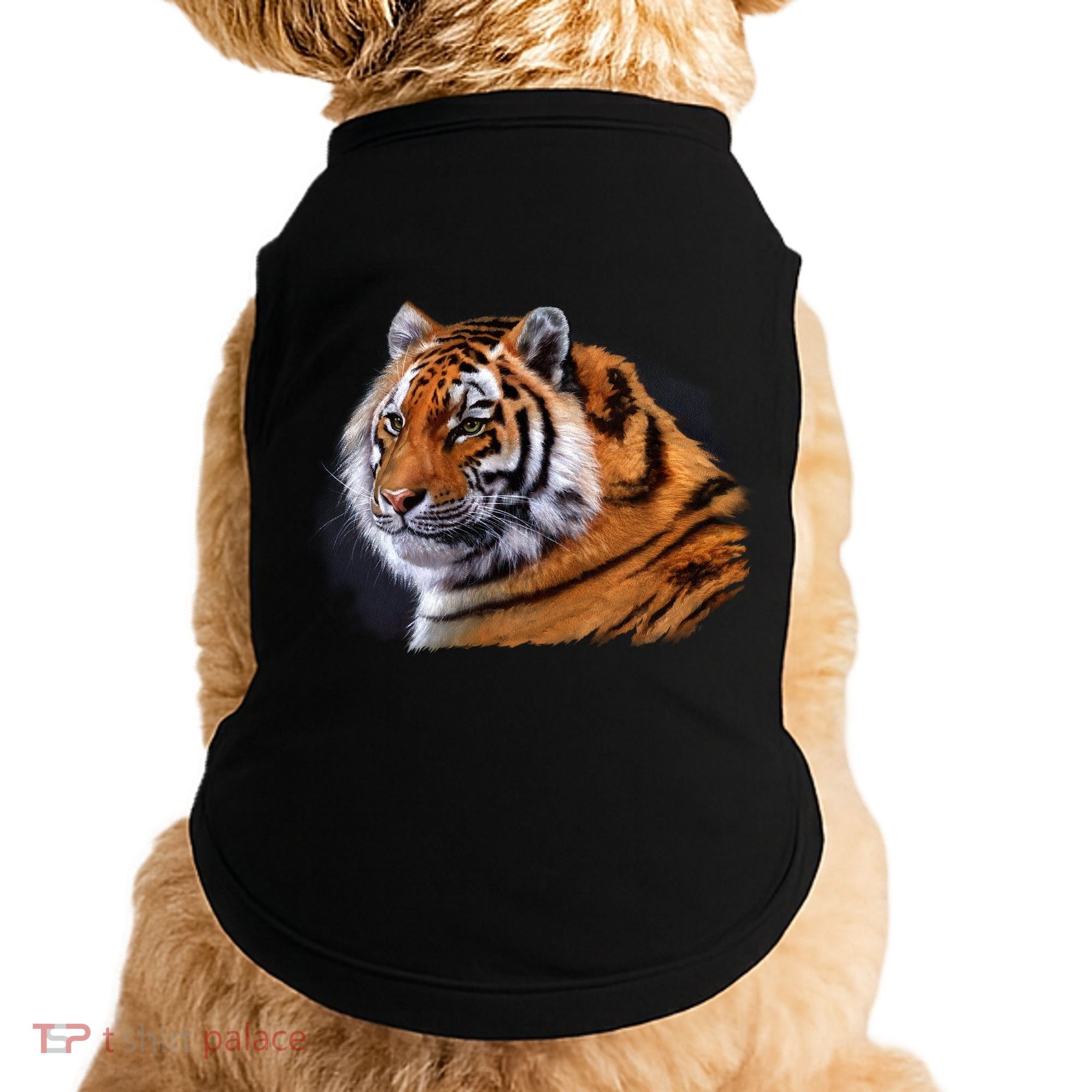 Majestic Tiger Head Doggie Tank