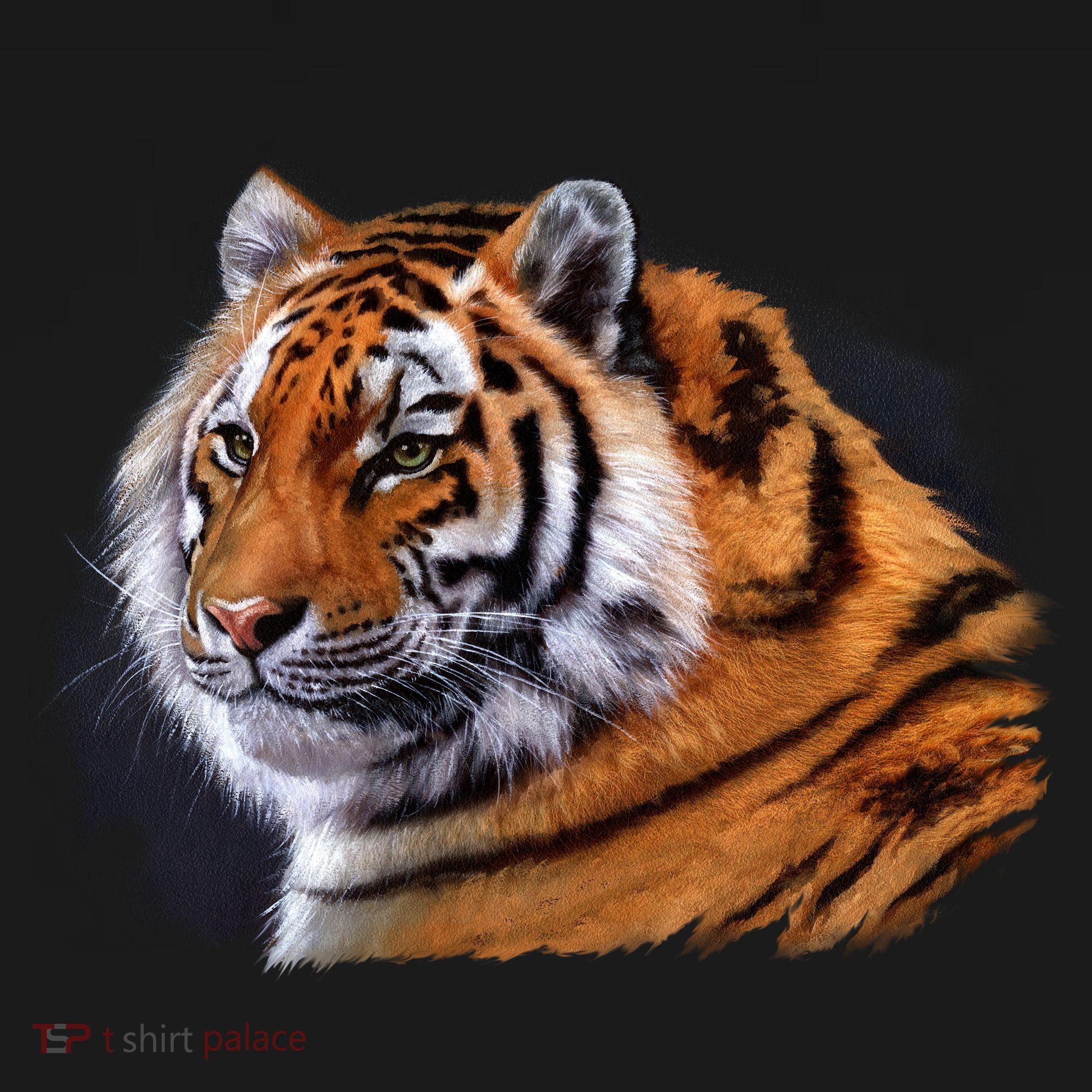 Majestic Tiger Head Doggie Tank