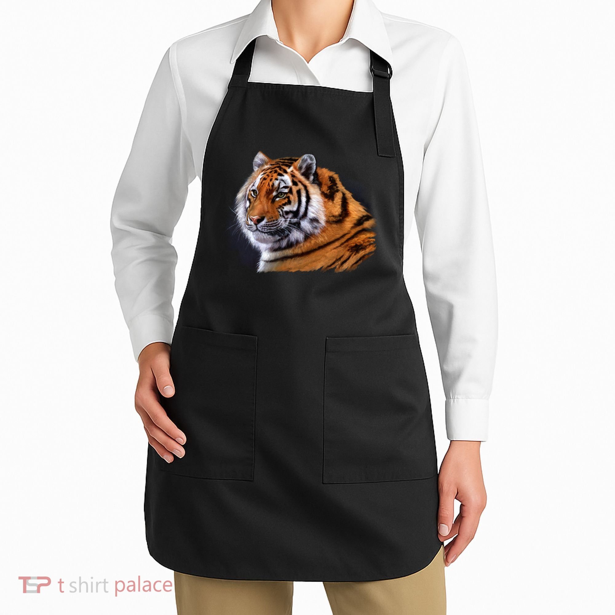 Majestic Tiger Head Apron