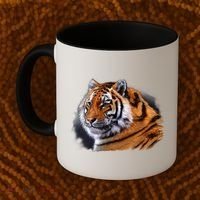 Majestic Tiger Head Coffee Mug thumb 2