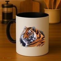 Majestic Tiger Head Coffee Mug thumb 4