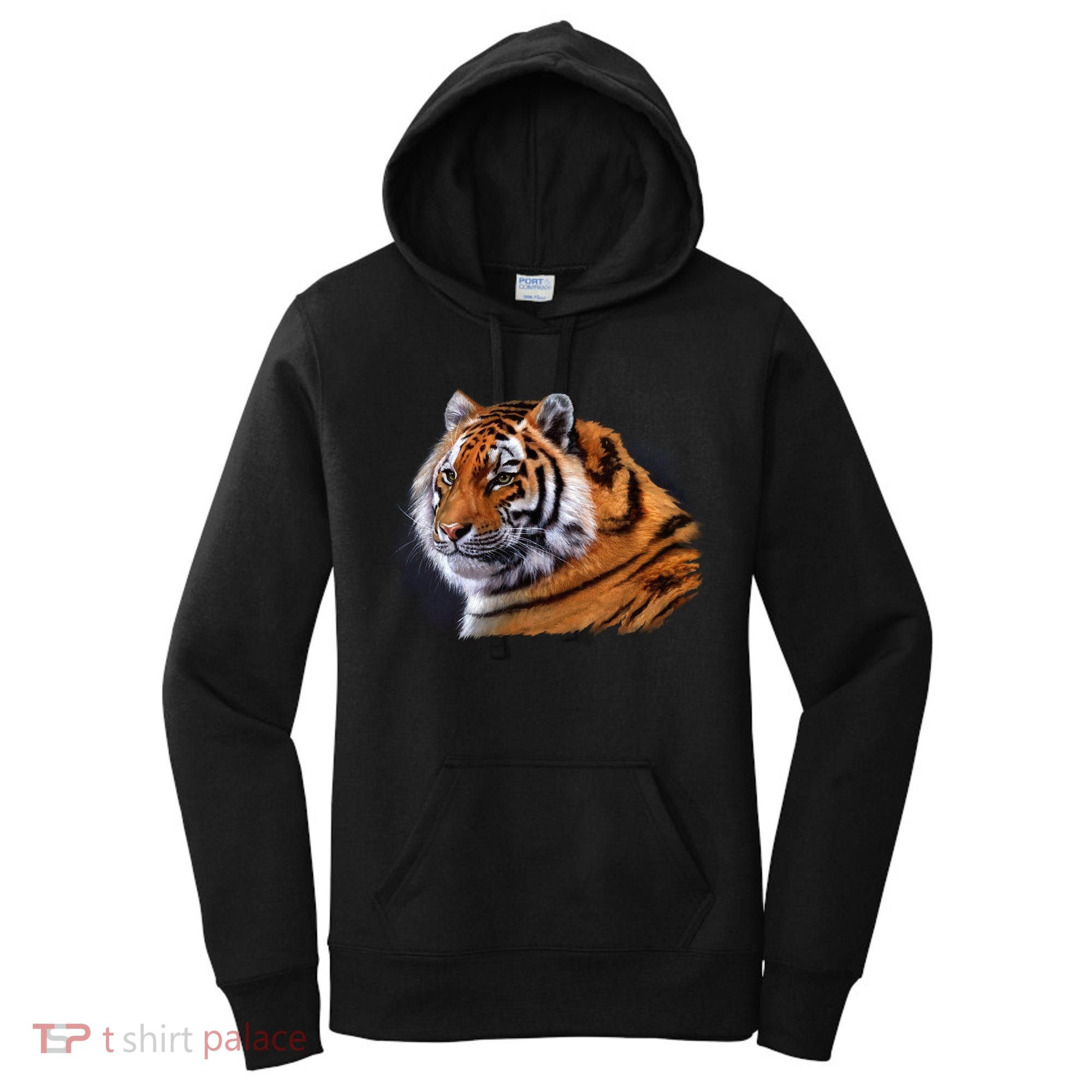 Majestic Tiger Head Women's Hoodie