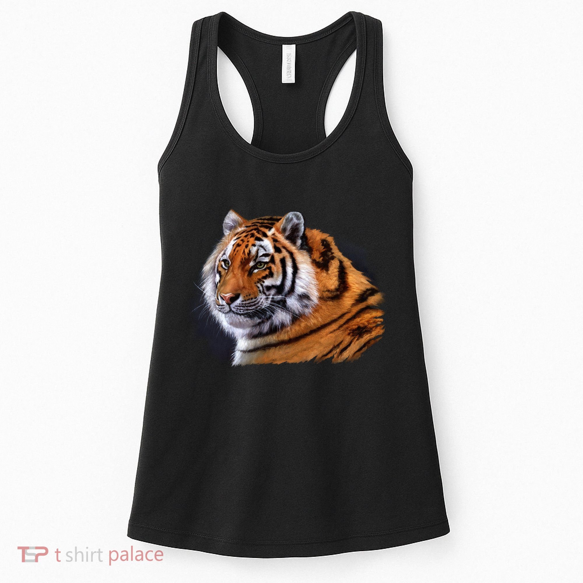 Majestic Tiger Head Women's Tank Top