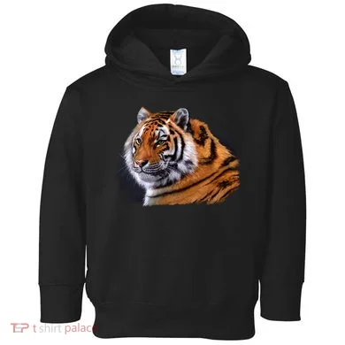 Majestic Tiger Head Toddler Hoodie
