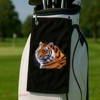 Majestic Tiger Head Golf Towel thumb 2