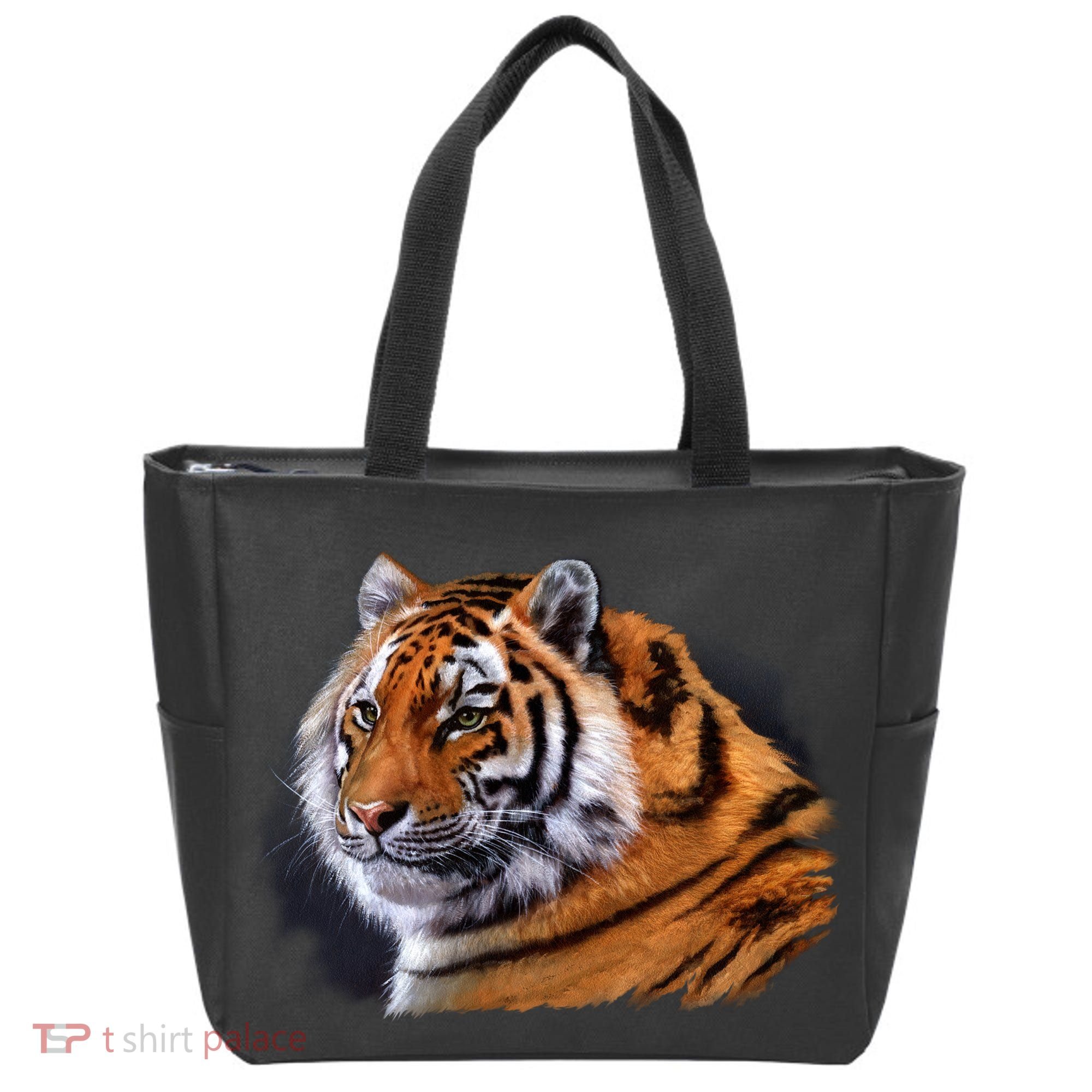 Majestic Tiger Head Tote Bag