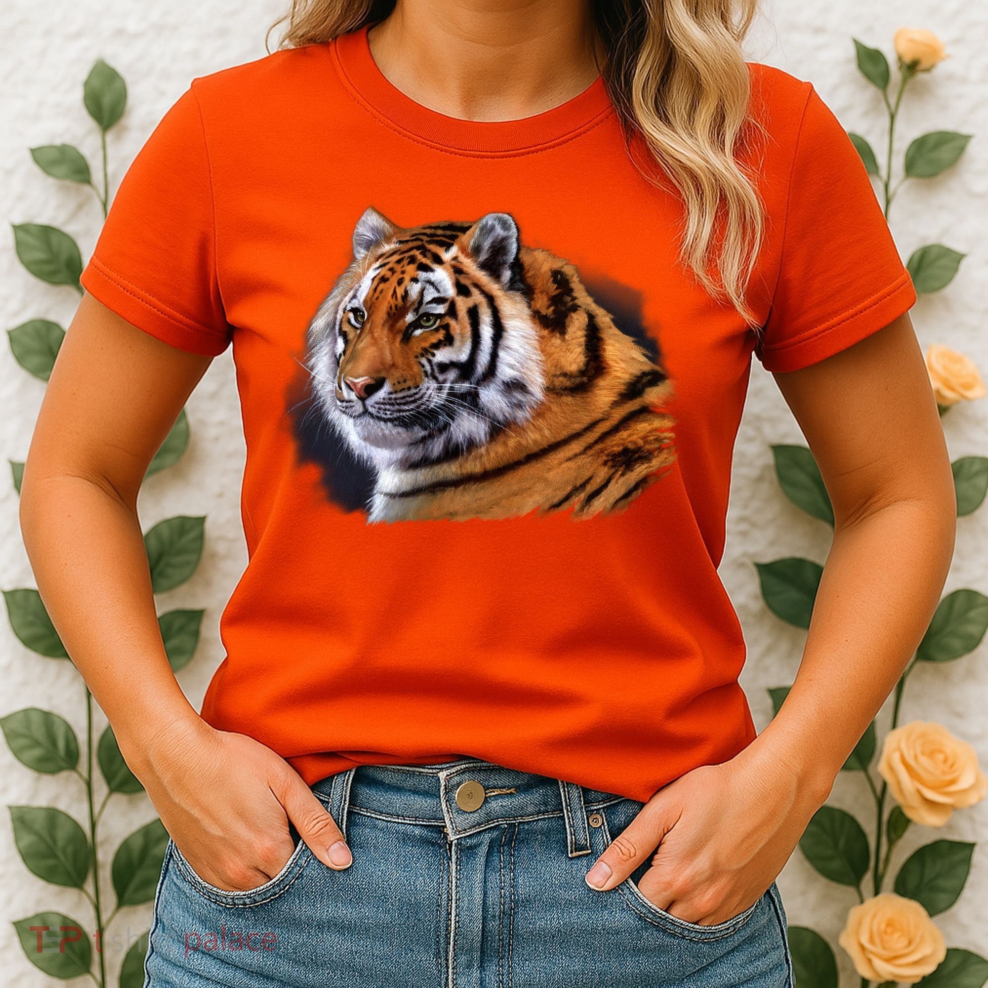 Majestic Tiger Head Women's T-Shirt
