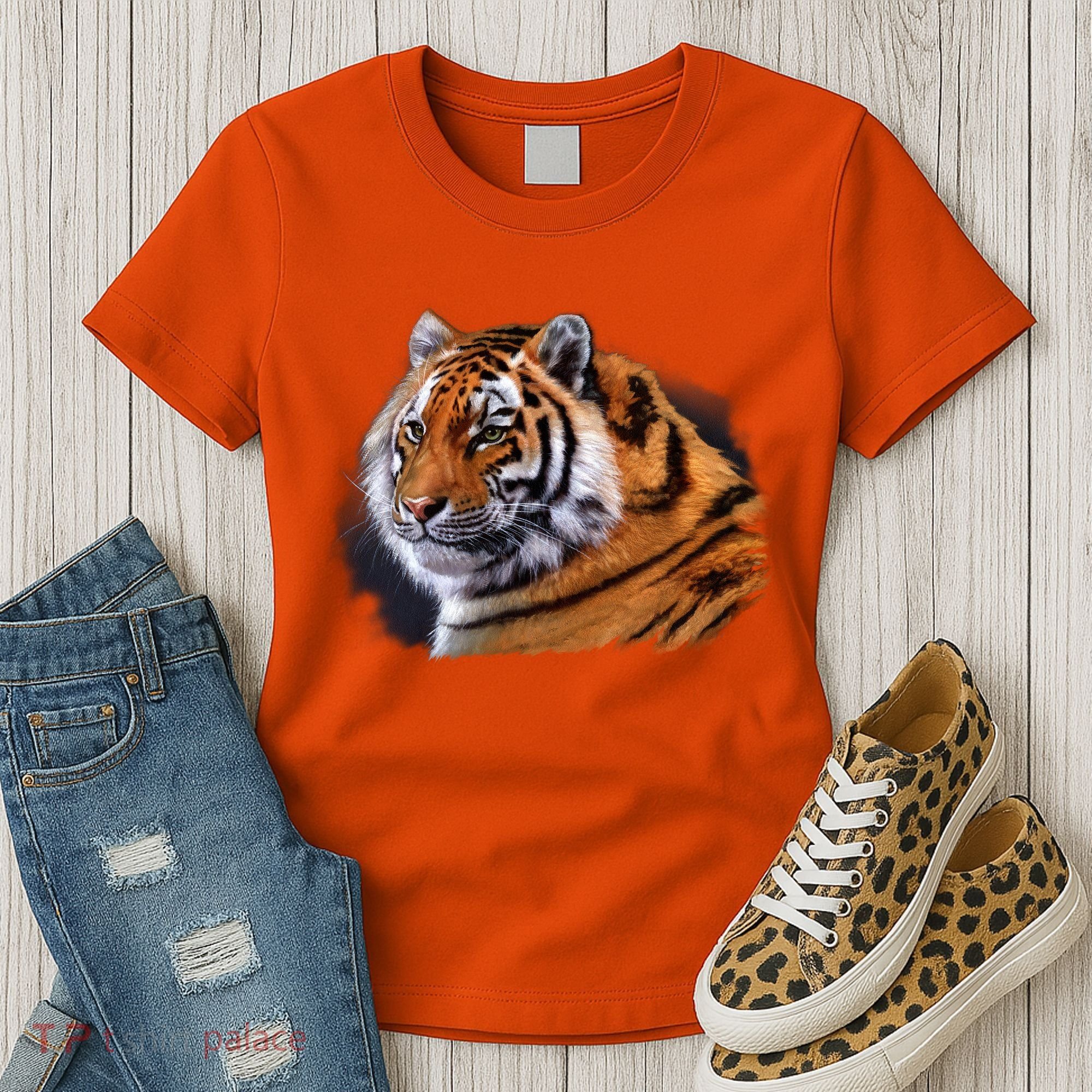 Majestic Tiger Head Women's T-Shirt