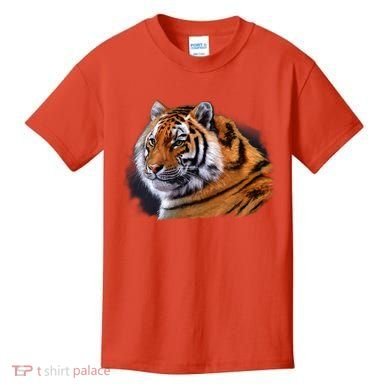 Majestic Tiger Head Kids T-Shirt